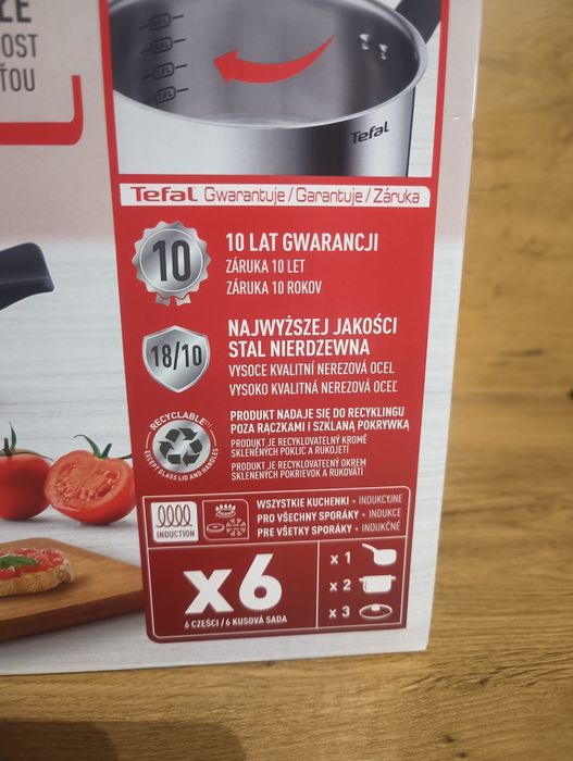 Sprzedam nowy komplet garnków TEFAL