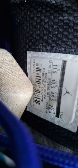 Jordan 10 City Pack Charlotte, 45,5, stan bardzo dobry.