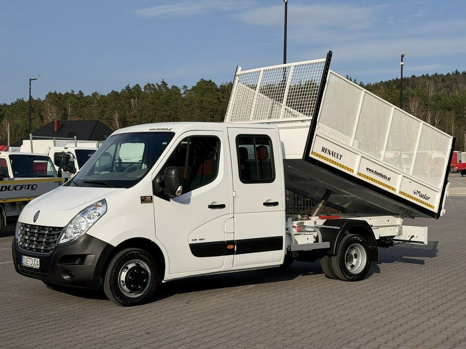 Renault Master  7 Osób Brygadówka DOKA 2,3/150KM Wywrotka (nie IVECO, VOLKSWAGEN)