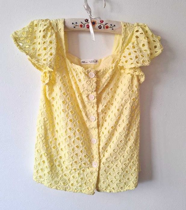 Zara Open-Stitch Blouse for Ages 11–12 in Very Good Condition