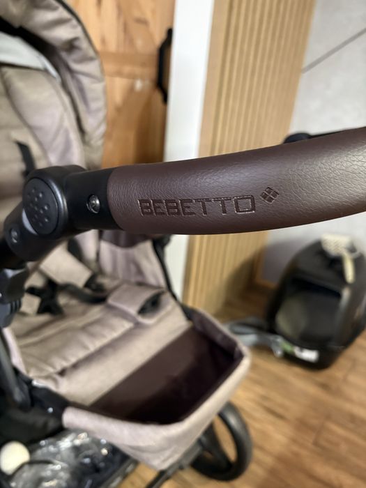 Sprzedam brązowy wozek Bebetto Flavio 2w1