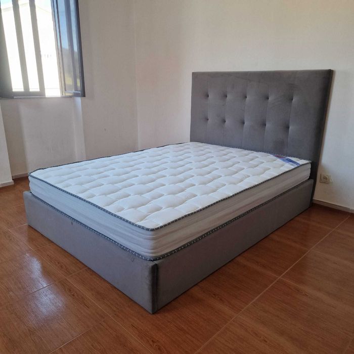 Camas de Casal Estofadas de Luxo 199€ Disp. em Várias Cores! 190x140m!