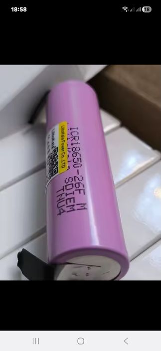 18650 LiitoKala  під пайку високотокові акумулятор 2600 mA