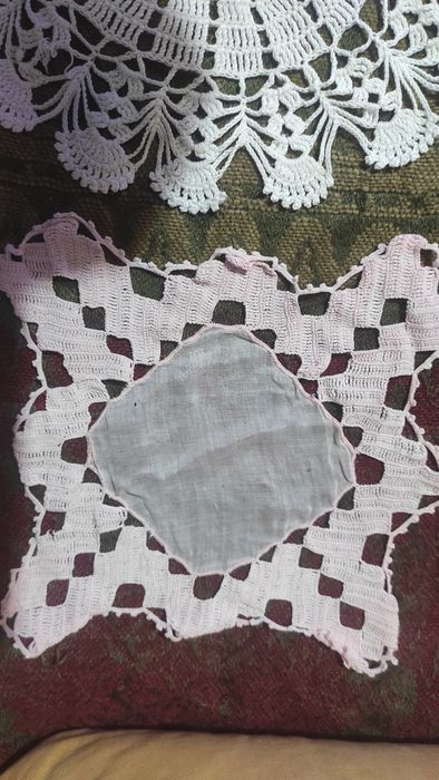 8 naprons de crochê