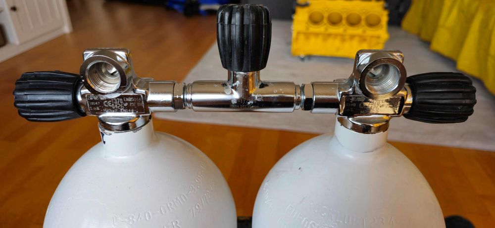 Butle nurkowe twinset 2x10 litrów