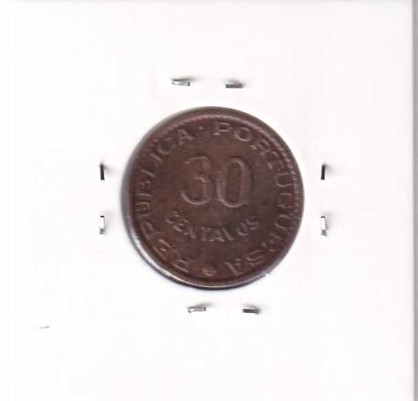 Moeda Timor 30 centavos 1958, MBC