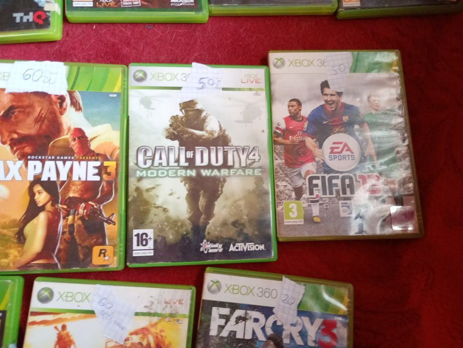 Gry Xbox 360 różne cena za komplet