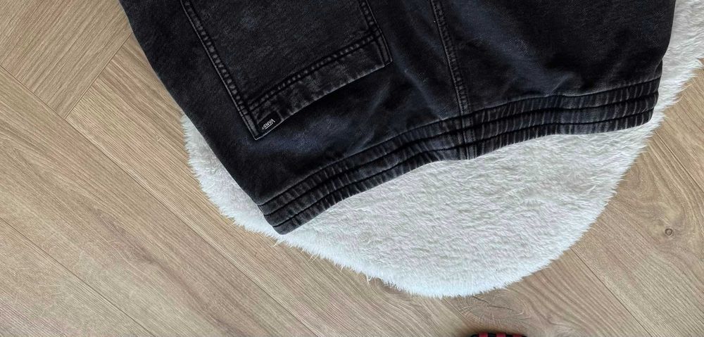 Vans szorty spodenki S dresowe ala jeans czarne