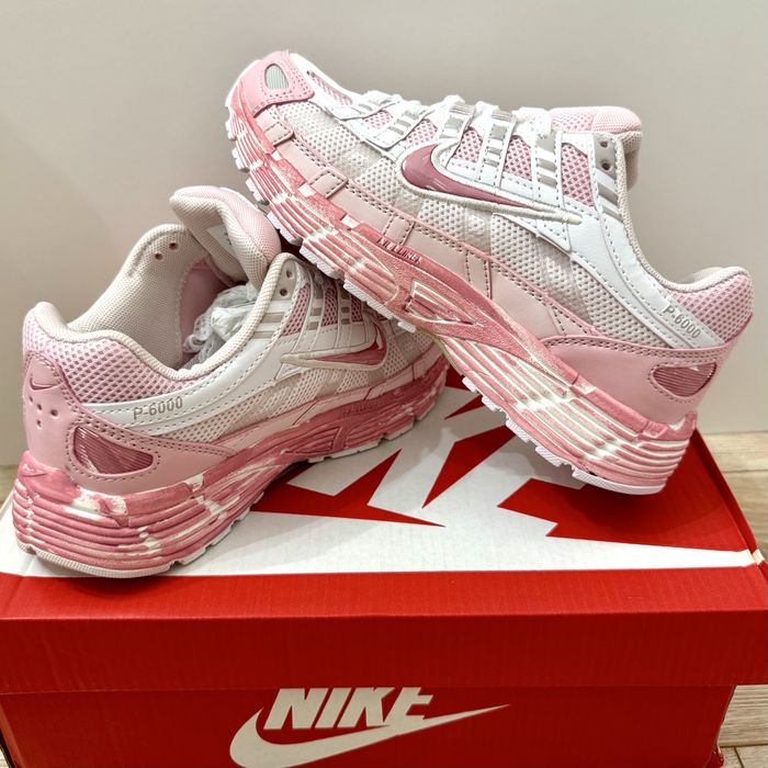 Nowe Oryginalne Damskie Buty Nike P6000 Różowe Sneakersy Y2K Rozmiar 38