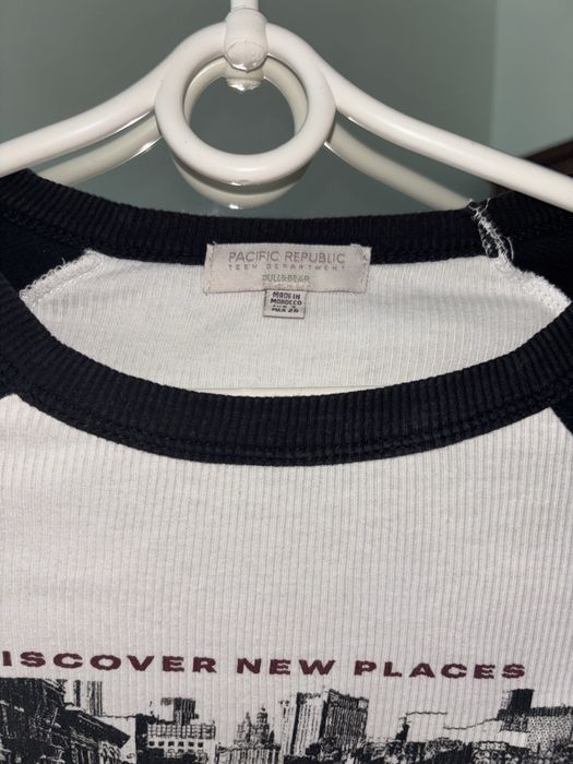 koszulka z dlugim rekawem long sleeve pull&bear S