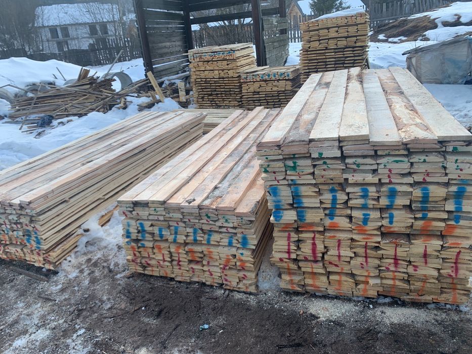 Некондиційна дошка обрізна та пиломатеріали