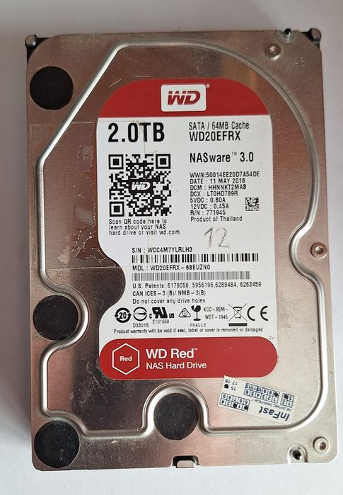 Dyski Sata 2 Tb używane sprawne