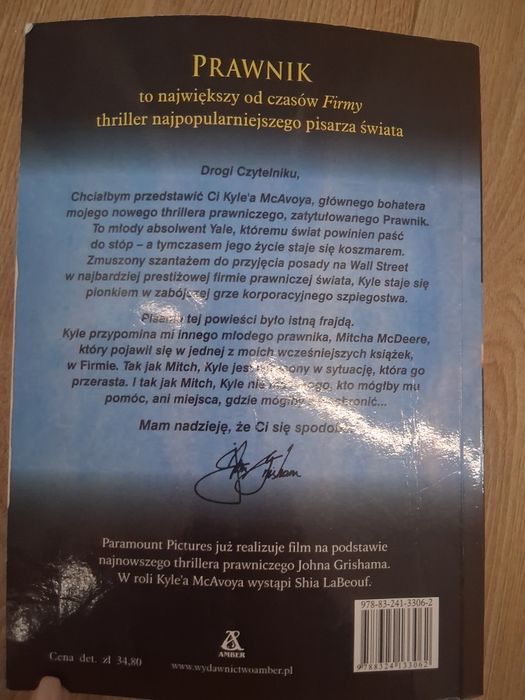 Książka "Prawnik"