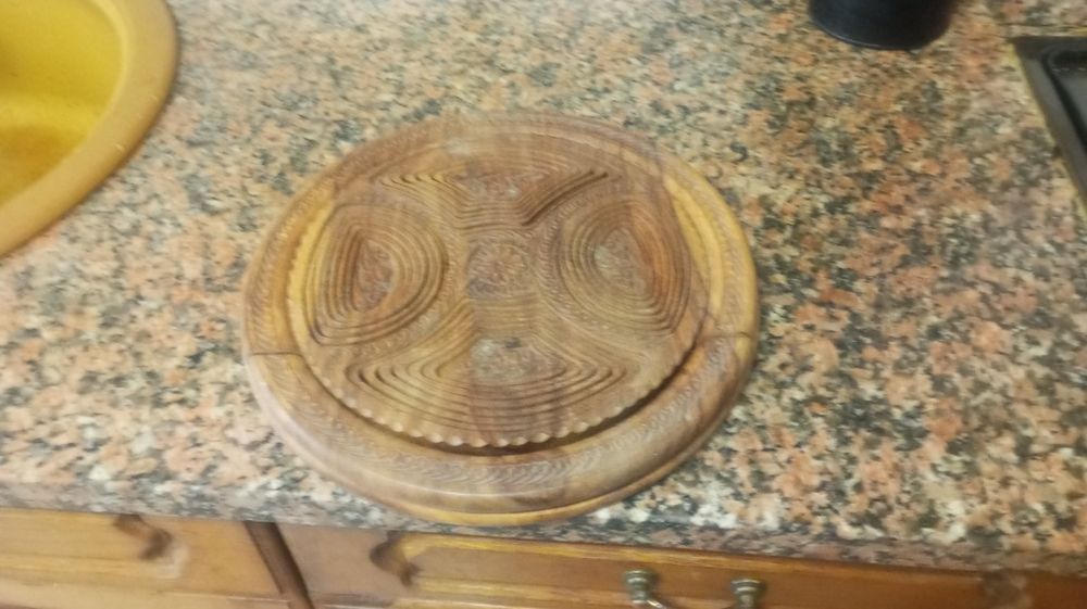 Cesta decorativa madeira