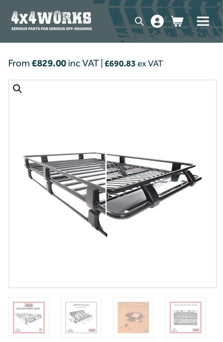 Grelha tejadilho ARB Discovery