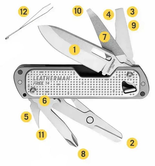 Многофункциональный нож Leatherman Free T4 (с чехлом)