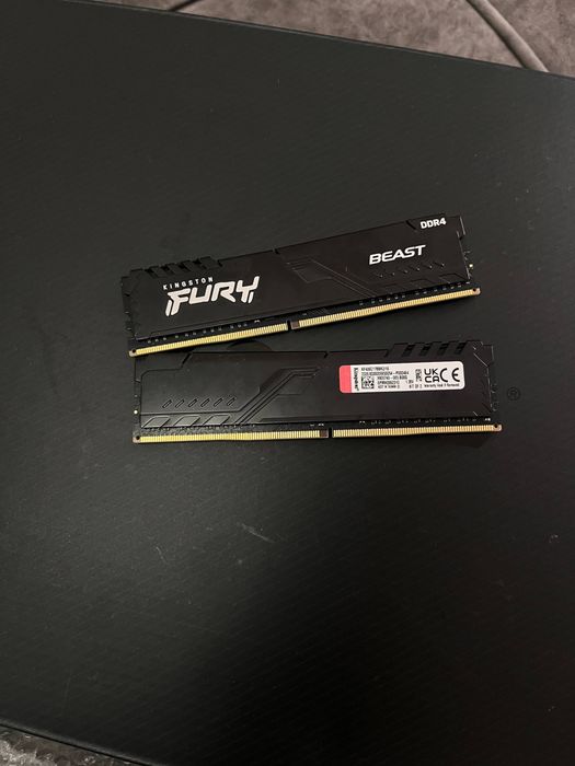 Оперативна память kingston fury 16gb(8x2) 3600mghz