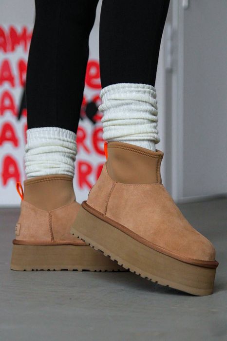 ХІТ СЕЗОНУ! UGG Classic Mini Dipper Chestnut 36 37 38 39 40 41 уги