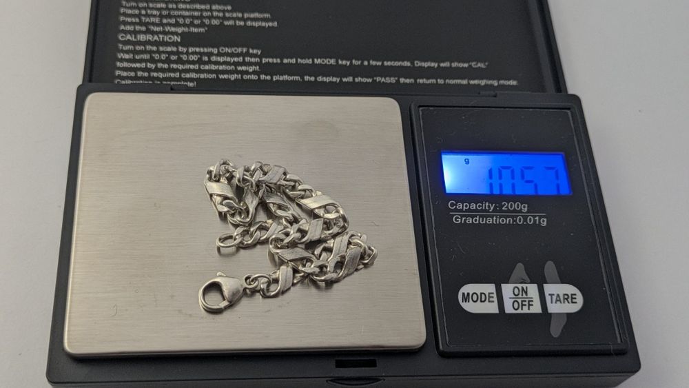 Srebrna bransoletka 925 | Klasyczny splot | Solidna | Okazja