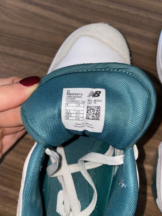 New Balance 550 verdes