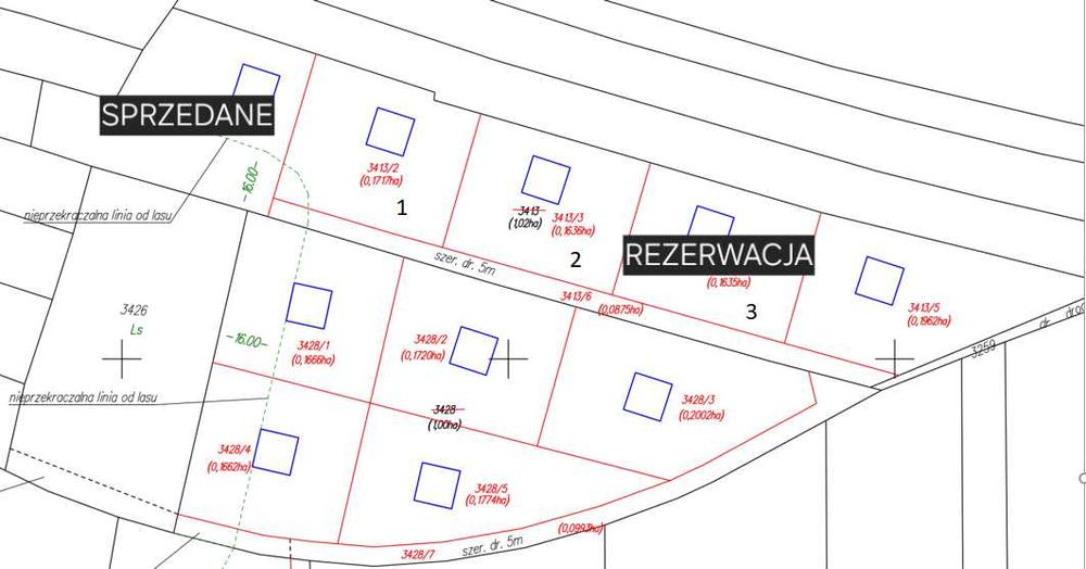 Działki na sprzedaż Trzeboś