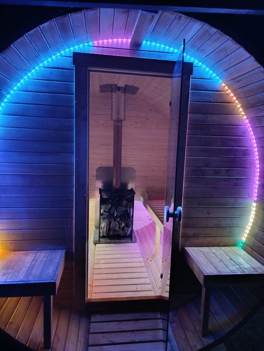 domek z BALIA JACUZZI, Staw, Kaszuby  sauna panieńskie