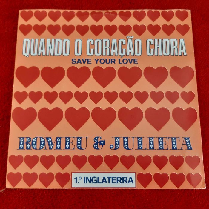 Disco Vinil Single Romeu e Julieta - Quando o Coração Chora / Ina
