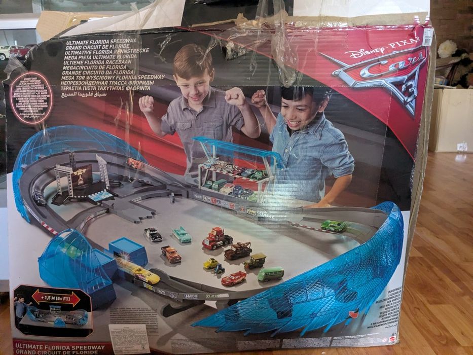 Mattel Неймовірний Автодром Флорида Cars Ultimate Florida Speedway. Mattel Моторизований трек Cars Оврога грому. Машинки з м/ф Тачки 3. Швидкий старт