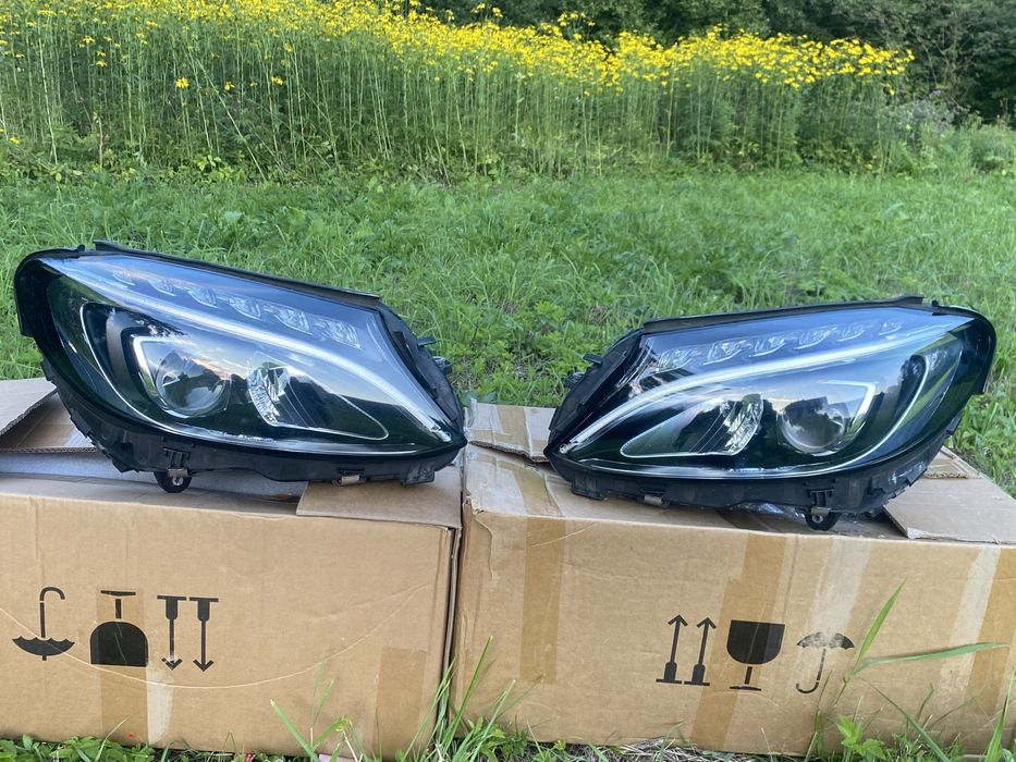 Reflektory Lampy do Mercedesa W205, LED HIGH PERFORMANCE 2015