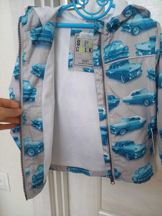 Демісезонна куртка вітровка вітрівка ветровка для хлопчика 2-3 роки