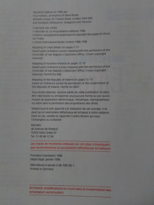 Guia Michelin - Mapa estradas europa - 2 livros