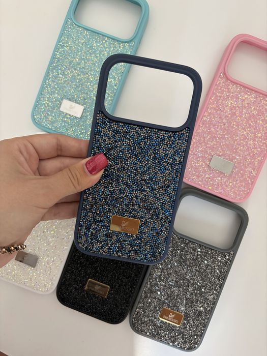 Чохол сваровскі swarovski на айфон від 13pro - 17 pro max
