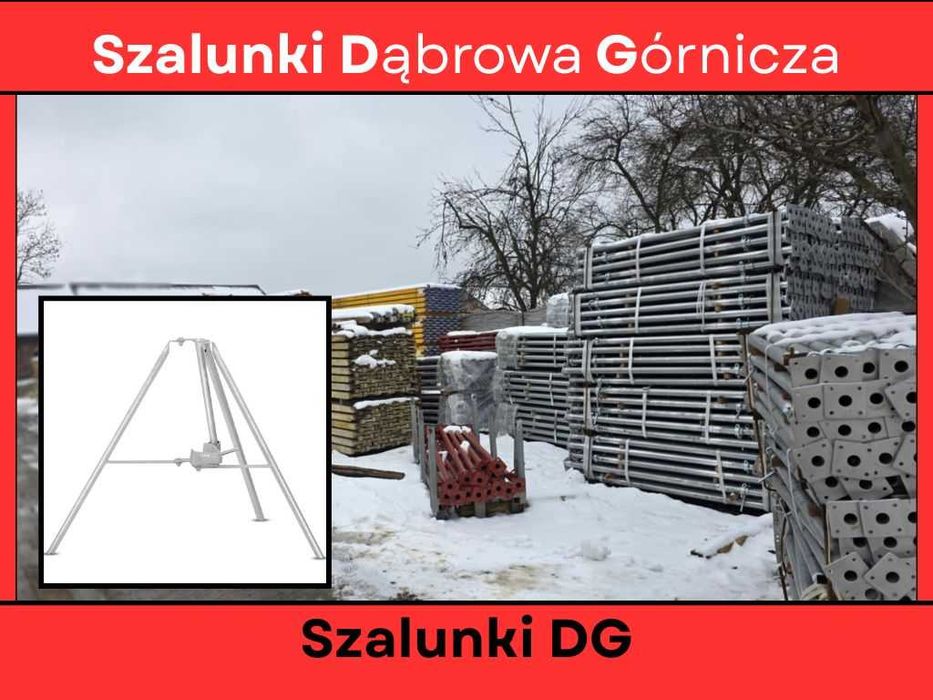 trójnóg stojak podpora trójnogi pajaki pająk ocynk 5 stemple sztyce