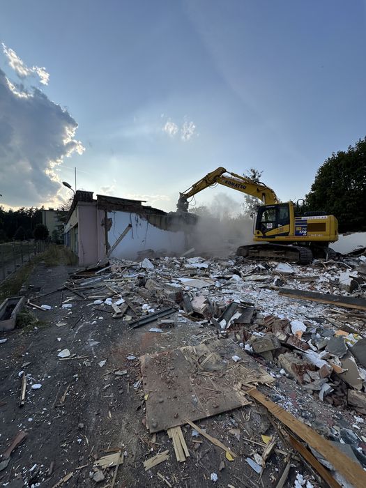 Wyburzenia rozbiórki,wykopy ,Utylizacja gruzu koparka koparkoladowarka