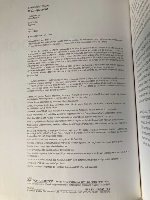 O Essencial Sobre o Computador, de Pedro Amaral