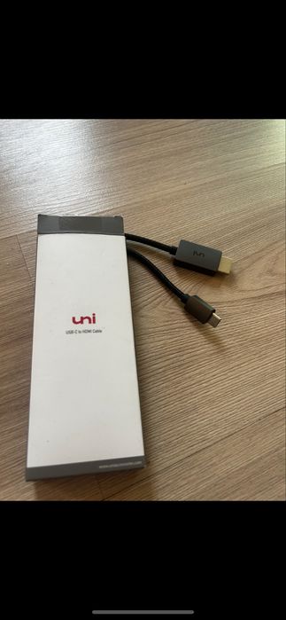 uni USB‑C to HDMI Cable (USB-C → HDMI), nowy, markowy