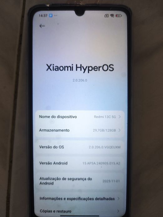 Xiaomi Redmi 13c 5g como novo