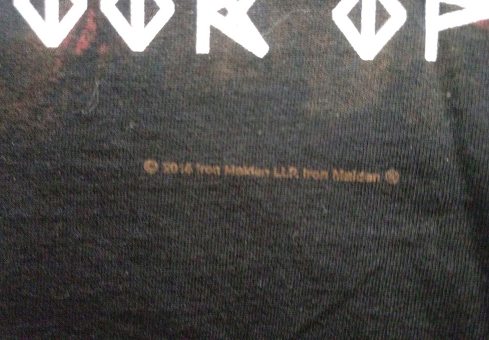 Оригінал як нова чоловіча футболка XXL Fruit of the Loom Iron Maiden