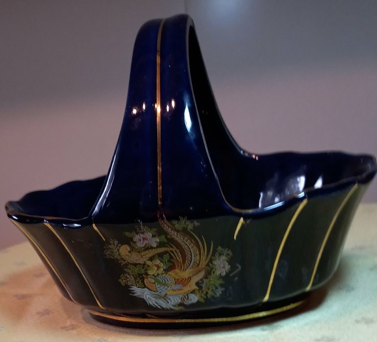 Красивая посуда: кобальтовые салатники- конфетницы, стаканы, рюмочки