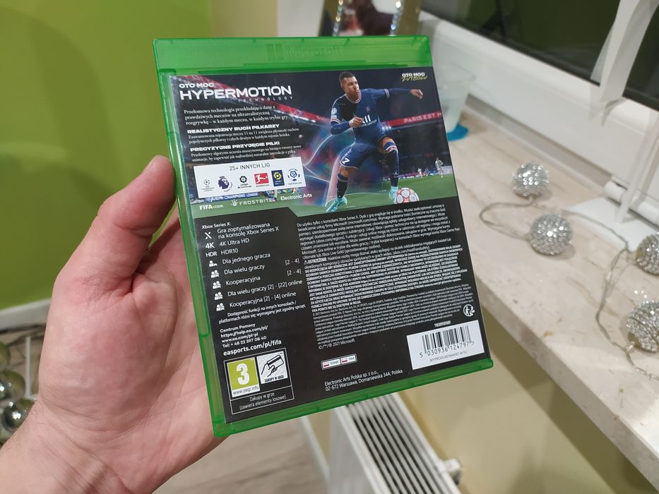 FIFA 22 Xbox Series X 4K HDR Hypermotion Technology Jak Nowa WYSYŁKA