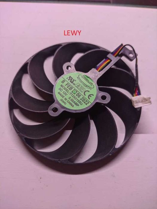 Wentylator AMD Radeon RX 5700 XT Asus rog strix 8GB nowy 88mm