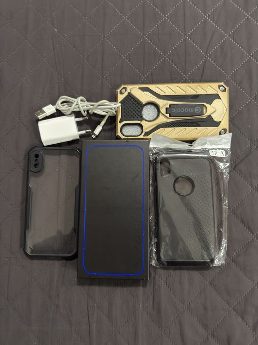 Iphon X 256 GB calły zestaw