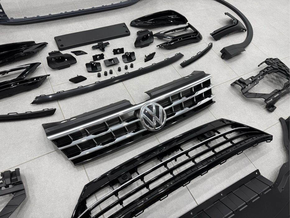 Бампер передний R-line Volkswagen Tiguan 2016 2017 2018 2019 2020