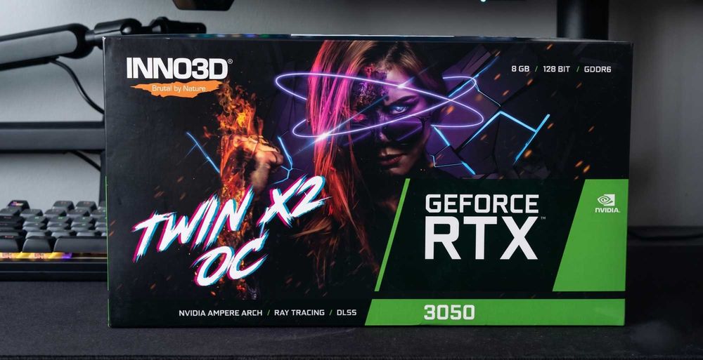 Nowy Inno3D RTX 3050 Twin X2 OC 8GB | Gwarancja | Zamiana na drukarkę 3D