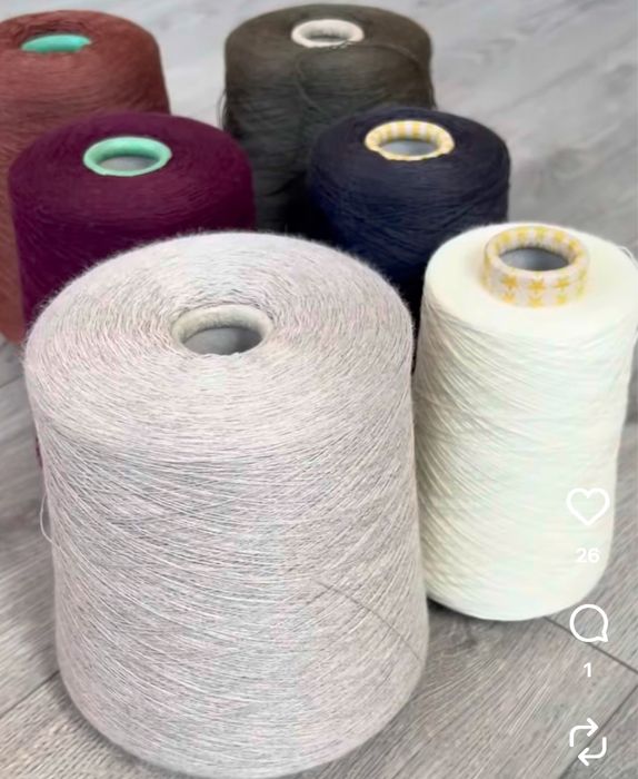 Меринос, нитки для вʼязання, пряжа