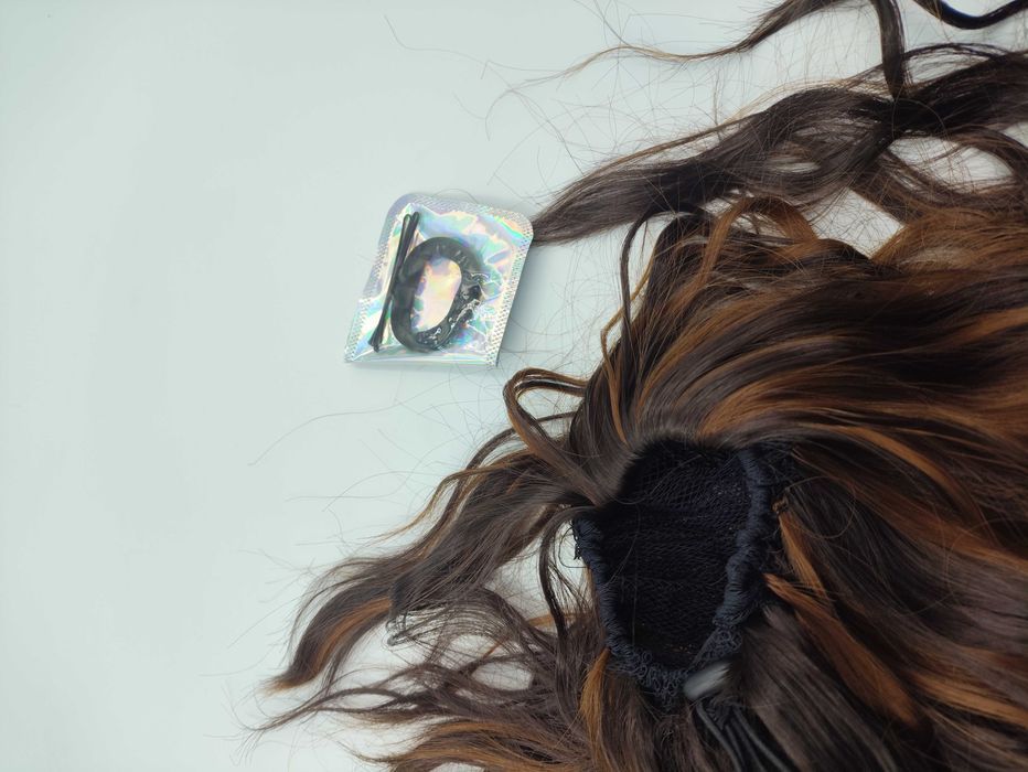 Kucyk Doczepiany Włosy Syntetyczne Falowane Długie 66cm Na Ściągacz