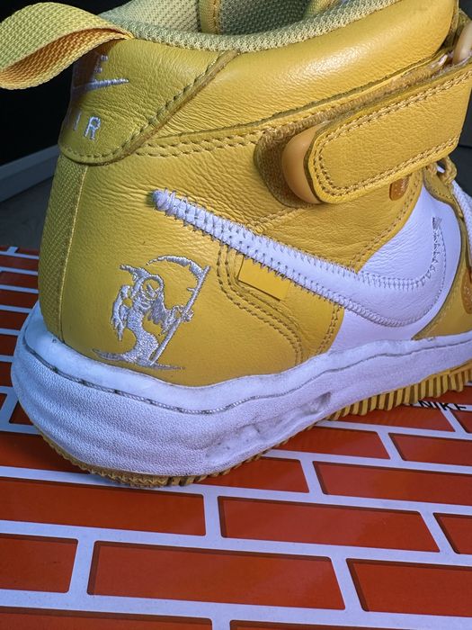 Nike Air Force 1 Mid Off-White Varsity Maize