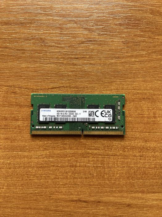 Оперативна пам'ять DDR4 Micron 4GB 1Rx16 PC4-2666V-SC0-11  для ноутбука