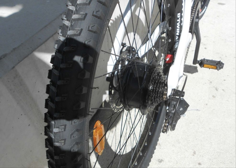 Bicicleta Elétrica Rockrider Tamanho L – Excelente Estado