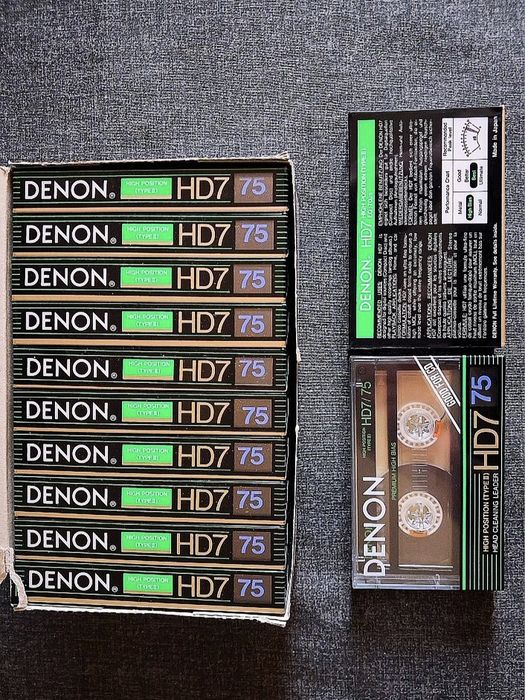 (9) Kaseta TDK, DENON, SONY,TEAC Maxell, BASF Marantz